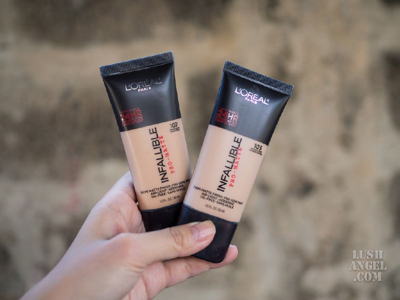 L'OREAL PARIS INFALLIBLE PRO-MATTE FOUNDATION 107 FRESH BEIGE